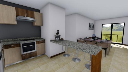 Cocina y comedor